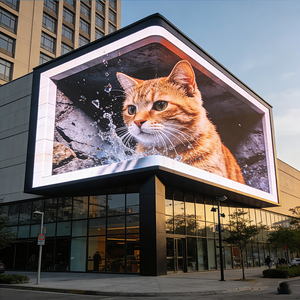 Pantalla LED Curva Arquitectónica 3D para Exteriores, Cartel Publicitario con Efecto de Visión Natural - Product Image 4