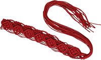 Vente directe d'usine. Cordon ciré de style ethnique. Peut être utilisé pour décorer les ceintures. Corde cirée tissée à la main vintage.