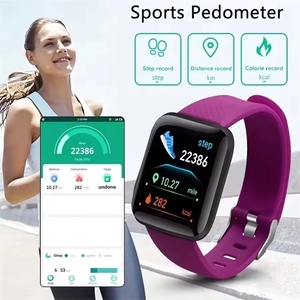 <span class=keywords><strong>Reloj</strong></span> Inteligente 116 <span class=keywords><strong>Plus</strong></span>, el Más Popular, con Monitor de Presión Arterial, Contador de Pasos, Recordatorios y Monitor de Frecuencia Cardíaca - Product Image 2
