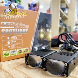 <span class=keywords><strong>Baobao</strong></span> ไฟหน้า LED สองสีสำหรับขับขี่รถจักรยานยนต์ Farol de LED Para Moto ความสว่างสูง BB2046 - Product Image 1