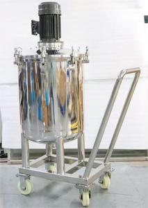 <span class=keywords><strong>100L</strong></span> Máy Trộn Rượu vang thiết bị trộn thép không gỉ độ nhớt cao công suất nhỏ Xe đẩy trộn xe tăng - Product Image 3