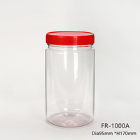 Grand récipient en plastique PET de 2500 ml, bouteille vide de 2,5 litres, récipient de stockage