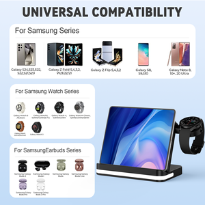 Nuevas llegadas plegable Usb C 3 en 1 <span class=keywords><strong>cargador</strong></span> inalámbrico de carga rápida 3 en 1 para iphone samsung <span class=keywords><strong>Huawei</strong></span> Mi - Product Image 5