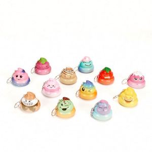 Hot Best Selling Small Keychain Squishy Toys Pu Foam for Automotive Parties Promotional Welcome Gifts Trade Show Giveaways - Product Image 4