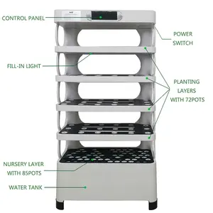 New Style Energy saving indoor Vertical hydroponic system