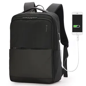 Aoking Factory Price Custom LOGO Waterproof Business Laptop Backpack For 17 Inches Man Travel Outdoor Computer Bag With USB Port