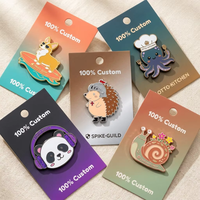 Épingles de revers en métal émaillé personnalisées, sans MOQ, OEM/ODM professionnel, avec motifs scintillants de Noël, animaux, espace, gothiques – Cadeau personnalisé