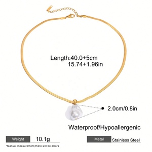 Collier ras du cou tendance personnalisé en acier inoxydable plaqué or, étanche, unisexe, idéal comme cadeau - Product Image 6
