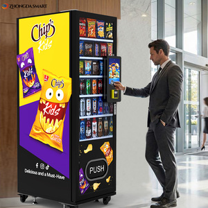 Expendedora Snack Vending Machines Cold Drink 6 Adjustable Spring Trays Cashless NFC CE for Retail Large Capacity Holds up to 20 - Product Image 4