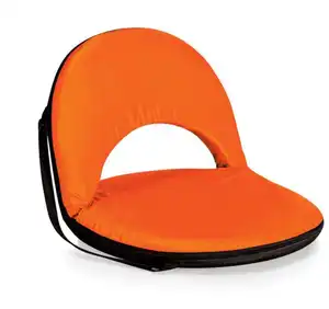 Sedia da terra regolabile sedia di supporto per lo schienale sedia pieghevole per la consultazione tessuto simile alla pelle scamosciata fodera reclinabile imbottita Multi-angolo per adulti