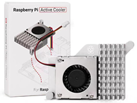Aismartlink Active Cooler para Raspberry Pi 5 con ventilador de refrigeración de 4 pines PWM de 30mm Pi 5 disipador térmico con cinta térmica