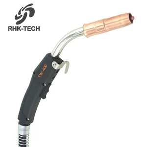 RHK TECH 인기 TW400 콘티넨탈 어댑터 400Amp CO2 가스 냉각 MIG 용접 토치 건 (CE 포함)