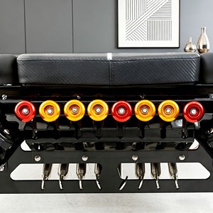 Lit de Pilates <span class=keywords><strong>Mega</strong></span> Reformer Robuste et Personnalisable en Usine, Qualité Commerciale pour Entraînement Pilates à Haute Intensité - Product Image 3