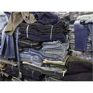 Jeans di Stile di Strada Mens Personalità Maschile Denim Lavato Cargo Combattimento Denim Mens Jeans Stock