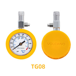 VOLCANO TG09 เครื่องวัดแรงดันลมยางแบบดินสอเหล็กกล้าไร้สนิมสำหรับงานหนัก ระบายน้ำลมได้อย่างรวดเร็ว - Product Image 4