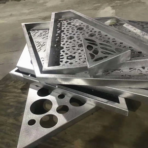 Plaque d'aluminium perforée découpée au laser, motif en aluminium, utilisée pour la décoration des murs extérieurs - Product Image 2