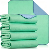 Tapis de protection réutilisable de qualité supérieure, absorbant et antidérapant, pour animaux de compagnie (chats et chiens), utilisable comme tapis de propreté lavable, tapis d'allaitement ou tapis de remplacement pour cage.