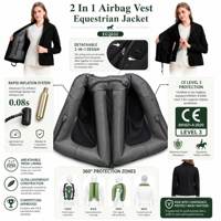Veste et gilet de sécurité équestre multifonctionnels 2-en-1 imprimés pour femmes, pour l'équitation en extérieur, anti-UV, respirants