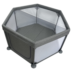 <span class=keywords><strong>Parc</strong></span> pour bébé hexagonal pour les tout-petits Clôture pour bébé pour l'intérieur et l'extérieur Sécurité robuste Cour de jeu pour bébé avec <span class=keywords><strong>matelas</strong></span> doux - Product Image 4