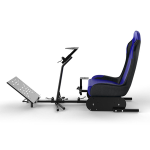 Haute qualité Sport seau course jeu de conduite Sim <span class=keywords><strong>volant</strong></span> support pliable simulateur siège pour Xbox PC VR Gaming - Product Image 5