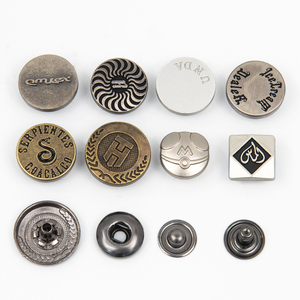 กระดุมโลหะผสมสังกะสีแบบสแนป 4 ส่วน ลายวินเทจ พร้อมโลโก้สั่งทำพิเศษด้วยเทคนิคการชุบแบบพิเศษ - Product Image 2