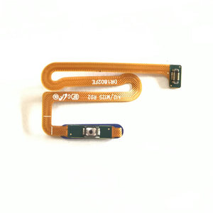 אצבע הדפסת לחצן בית מפתח Flex כבל לסמסונג גלקסי A12 M12S כוח כפתור טביעות אצבע חיישן שחור כחול לבן - Product Image 3
