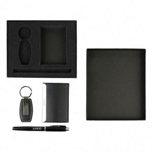 Set de Regalo Corporativo Ejecutivo con Logotipo Personalizado, con Tarjetero, Llaveros, Bolígrafo y Accesorios Tecnológicos para Clientes y Empleados - Product Image 2