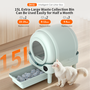 Tốt Nhất Bán Lớn Mèo Nhà Vệ Sinh Dễ Dàng Làm Sạch Điều Khiển Từ Xa Ứng Dụng Tự Động Mèo Hộp Thông Minh Tự Làm Sạch Mèo Hộp - Product Image 4