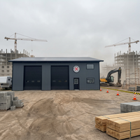 Atelier en structure métallique préfabriquée, entrepôt métallique durable, hangar en acier à montage rapide pour stockage et atelier en usine