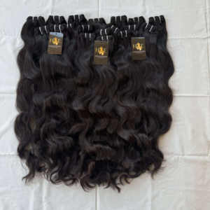 Brésilien Naturel Noir Lâche Vague Profonde Paquets de Cheveux Indien Vison Cru Vendeurs de Cheveux Humains Super Vague Indien Raw Fournisseur - Product Image 1