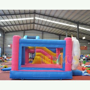 Luccicante stella sogno unicorno castello gonfiabile per festa estiva gonfiabile buttafuori scivolo su misura commerciale in PVC casa di rimbalzo - Product Image 6