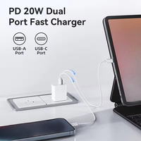 Chargeur mural électrique universel multi-prises PD à charge rapide, prise EU, UK, US, AU, sans convertisseur