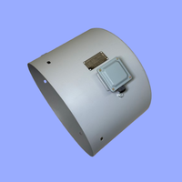 Ventilateur de refroidissement électrique à roulement à billes, ventilateur axial à conduit G225A OEM pour applications industrielles, rotor externe VFD à fréquence variable