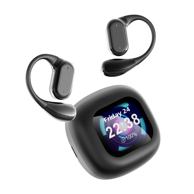New Smart Translation Headset Q18 for 5.4 Ear-hanging ANC Waterproof Long Battery Life Noise Reduction Earbuds