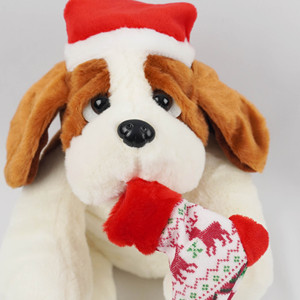 Offre Spéciale jouet en peluche pour chien personnalisé avec <span class=keywords><strong>chaussettes</strong></span> rouges jouet en peluche pour enfants cadeau <span class=keywords><strong>de</strong></span> Noël parfait - Product Image 4