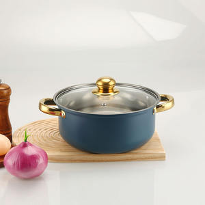 Ensemble de 12 ustensiles de cuisine en acier inoxydable antiadhésif, casseroles et poêles avec couvercles pour la cuisson - Product Image 4