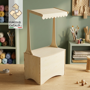 Nano — support de comptoir, étonnant et conçu par euroard, pour exposition des produits sur <span class=keywords><strong>les</strong></span> carillons, <span class=keywords><strong>les</strong></span> magasins ou <span class=keywords><strong>les</strong></span> festivals Certifié FSC - Product Image 3