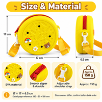 Sac bandoulière rond en EVA, style breloque DIY, léger, pour usage quotidien, sac à main étanche pour femmes et filles, idéal pour les voyages