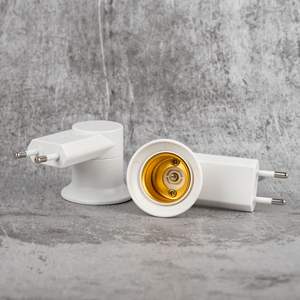 Portalámparas de Pared <span class=keywords><strong>Extensible</strong></span> de Plástico Aulipur E27 con Enchufe Europeo, Diseño en Forma de Tubo con Interruptor - Product Image 3