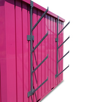 Conteneur préfabriqué en acier chinois portable de 10 pieds, étanche, à montage rapide, pour bar à jus, kiosque, atelier, entrepôt