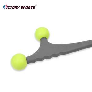 Alat Pijat Portabel Bentuk S untuk Meredakan Nyeri Otot Tongkat Pengait Titik Pijat untuk Punggung dan Leher - Product Image 3