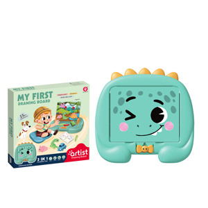 二合一卡通恐龙独角兽画板新款儿童早教磁性书写玩具跨界画板 - Product Image 4