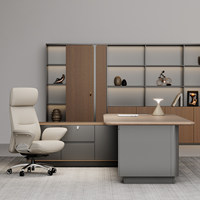 Grand bureau modulaire moderne haut de gamme pour petit espace, idéal pour hôpital et usage domestique, bureau de superviseur individuel avec tiroirs de rangement