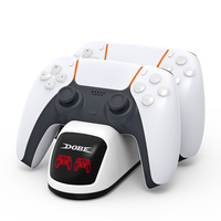 Station d'accueil double de chargement pour manette de jeu originale P5 Chargeur rapide de type C Station double de chargement rapide pour manette de jeu P5