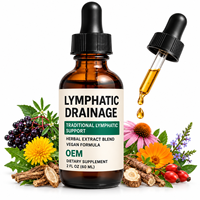 Gouttes de soutien lymphatique végétaliennes – Mélange moderne d'extraits végétaux à base de plantes pour le bien-être quotidien – Complément liquide personnalisé en marque blanche