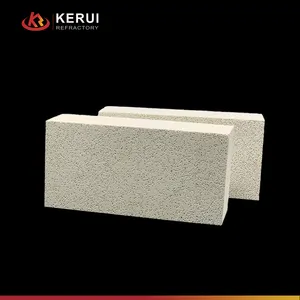 Kerui Tốt Nhất Bán Hiệu Suất Cao Corundum Mullite Cách Nhiệt Gạch Trọng Lượng Nhẹ Vật Chịu Lửa Cách Nhiệt Mullite Gạch