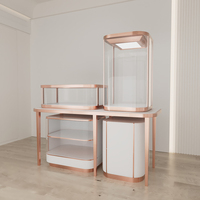 Vitrines de présentation de bijoux en or sur mesure Sundo avec verre trempé et vitrine de présentation de bijoux haut de gamme pour boutique de détail