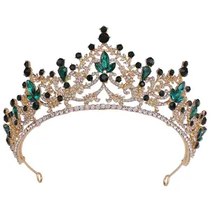 Diademas de boda de cristal para niña, tiara para niña, corona de boda para mujer, para novia, venta al por mayor