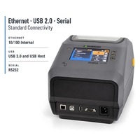 ZD621R RFID 打印机条码标签打印和编码机，用于零售资产标签化和库存管理