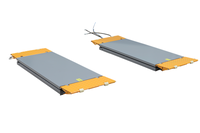 Élévateur de voiture hydraulique à ciseaux de 4000kg en terre Élévateur automatique à ciseaux super mince Élévateur de voiture à ciseaux ultra-mince